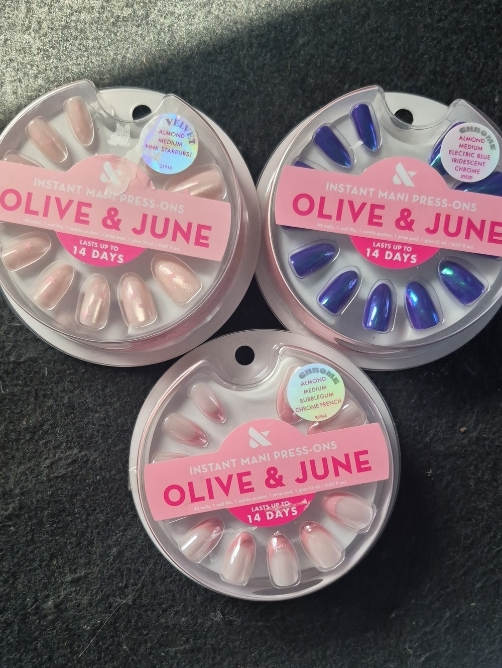 Lots Of 3 Mani Press Ons